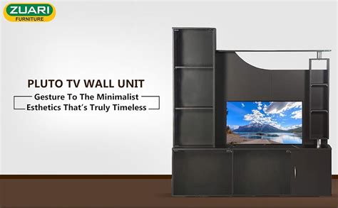 Zuari Pluto Vanya Plasma TV Wall Unit (Imperial Teak) : Amazon.in: Home ...