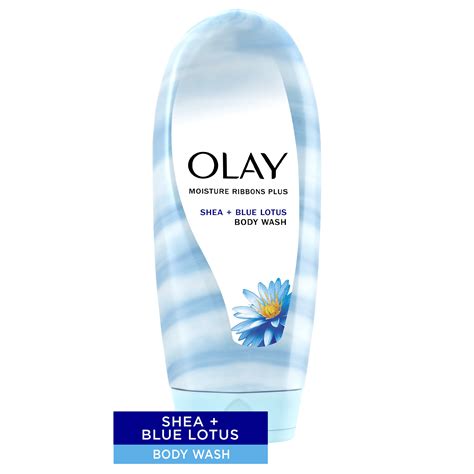 Olay Moisture Ribbons Plus Body Wash, Shea and Blue Lotus, 18 fl oz ...