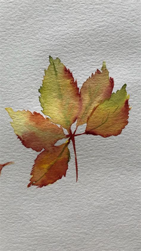 How to paint fall leaves in watercolor easy beginners tutorial – Artofit