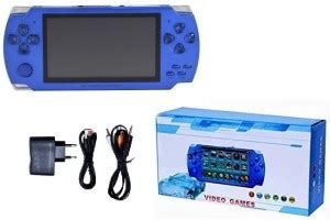 Medaline Blue PSP gaming console with Music, Alarm, videos Bl_122 4 GB ...