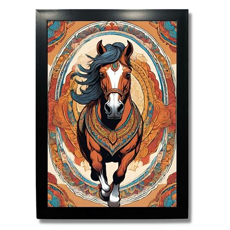 Kagaz Kala - Mythical Mandala Art Wall Poster - Animal Mandala Wall ...