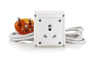 Hi-Plasst 16 Amp Heavy Duty Extension Board with 5 Meter Cable (2.5 sq ...