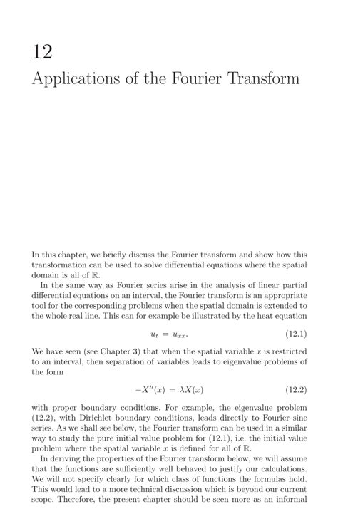 Fourier Transform Applications 的图像结果