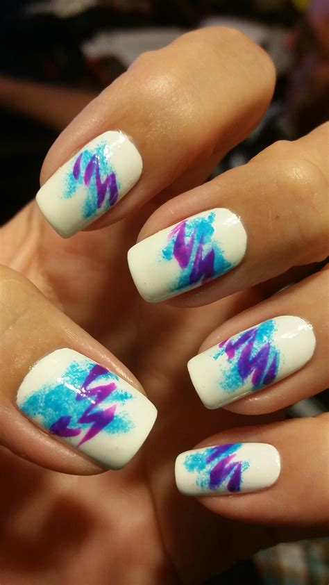 90s nails style