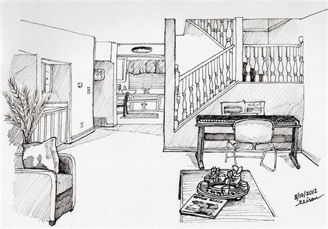 How To Draw Inside Of A House Step By Step at Mia Fortune blog