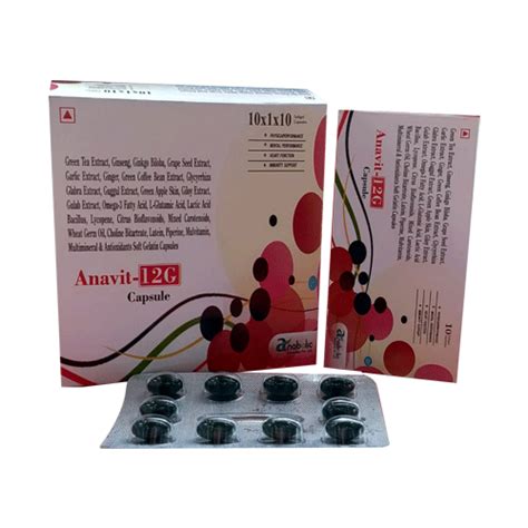 ANAVIT-12G Softgel Capsules Anabolic Remedies Pvt. Ltd.