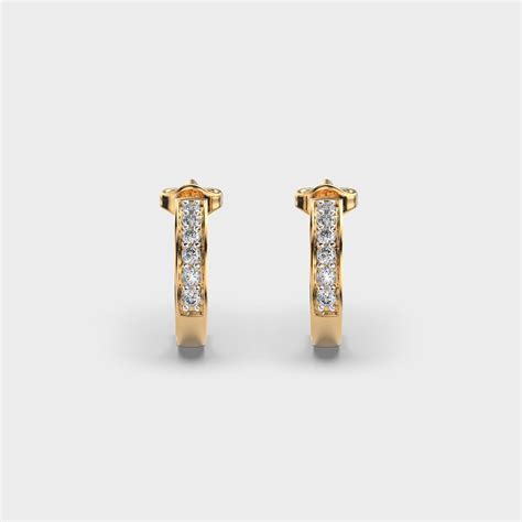 Buy Her Shine Diamond Hoop Earrings At Jewelbox