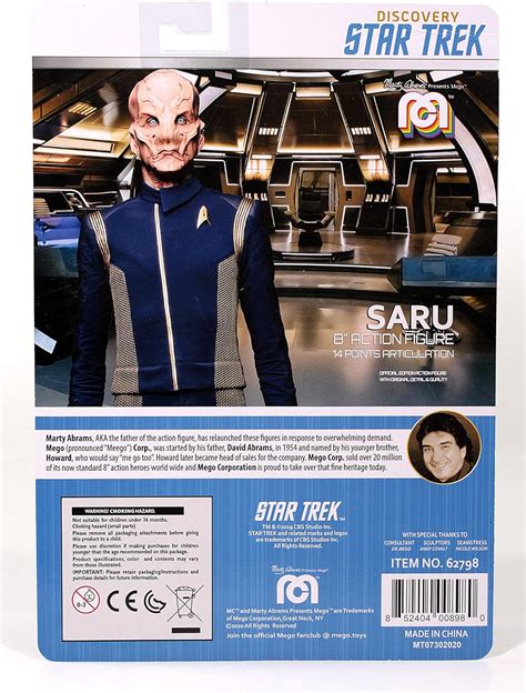 Mego Star Trek Discovery Action Figure Saru 8 India | Ubuy