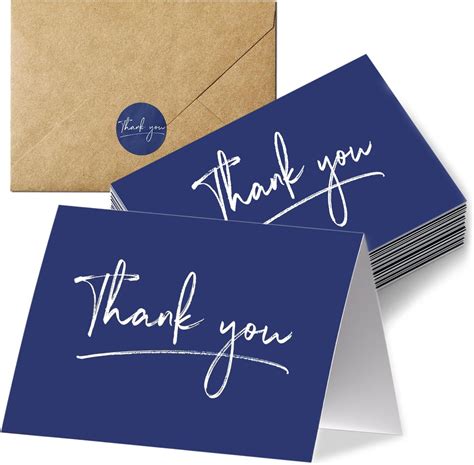 Amazon.com : InstaDecor 24 Packs Thank You Cards with Envelopes and ...