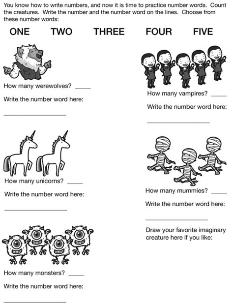 Image result for Counting and Writing Numbers Worksheets