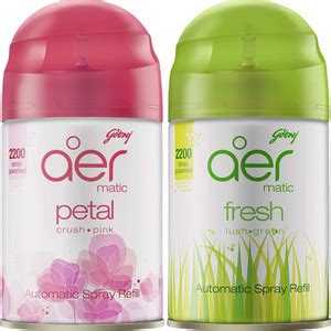 Godrej Aer FRESH, PETAL Car Freshener Refill Aer Matic Refill GJ,RS,GN ...