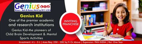 Genius Kid ( Child brain Development & Mental Sports Activities Franchise )