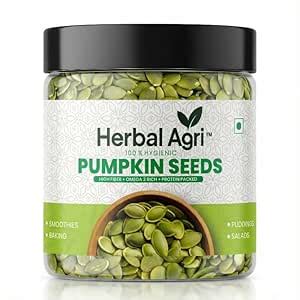 Herbal Agri Pumpkin Seeds 250g | Raw Pepitas – High Protein, Zinc ...
