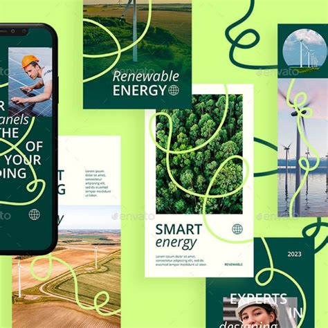 Renewable Energy - Social Media Templates
