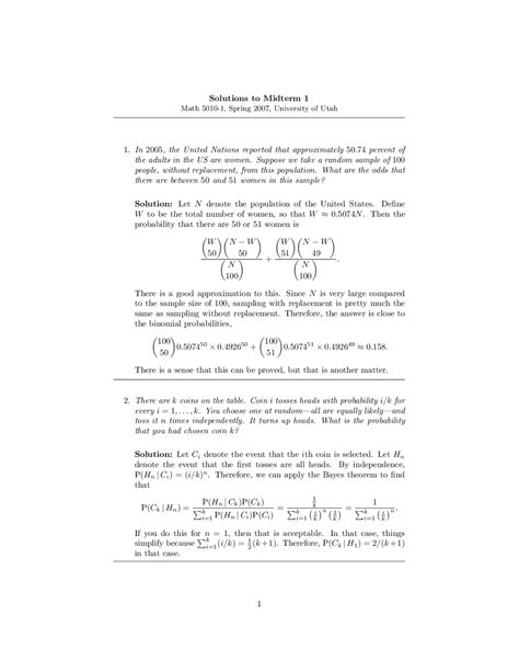 Image result for MIT Probability Midterm Exam Questions
