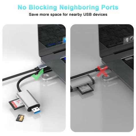 Rocketek Portable Memory Storage Card Reader - rocketeck