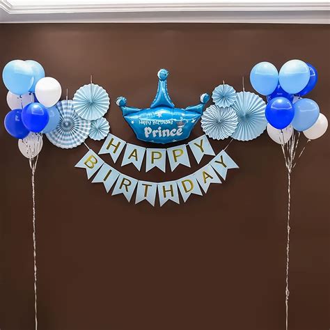 Special You Blue Theme Happy Birthday Decoration Items for Boys with ...