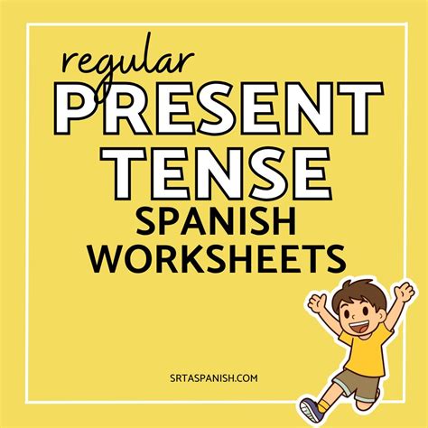 Spanish Regular & Irregular Present Tense Verbs Practice - Srta Spanish