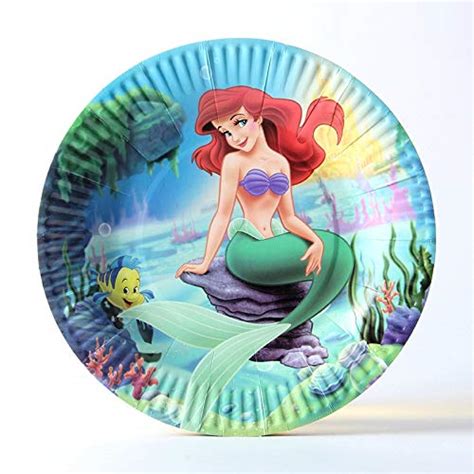 Balloonistics Ariel Underwater Little Mermaid Theme Printed Round ...