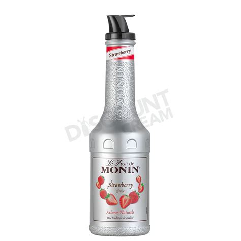 MONIN Strawberry Puree 1L | Discount Cream