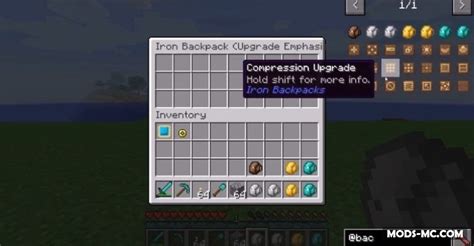 Iron Backpacks Mod 的图像结果