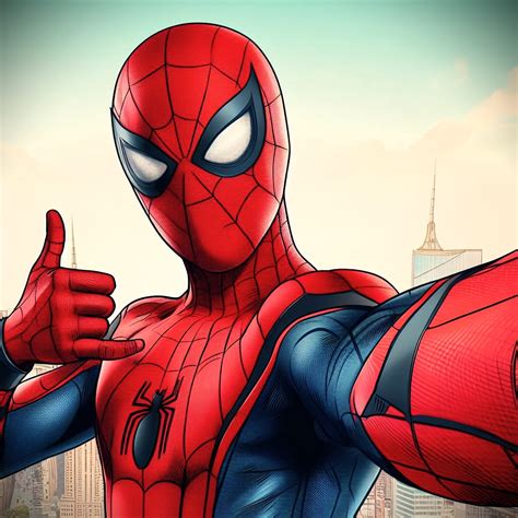Spider-Man (Thumbs Up Selfie) by JFsGallery on DeviantArt