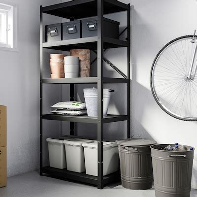 KNODD bin with lid, grey, 40 l (11 gallon) - IKEA