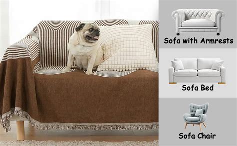 Story@Home Printed Chenille Sofa Cover Throw Blanket for 1 Seater ...