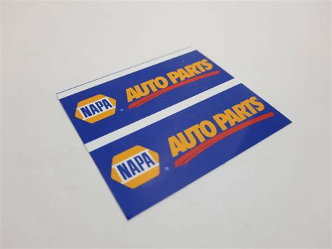 Buy Napa Auto Parts-2 stickers-fits Hot Wheels/ Matchbox/ 1/64 Trucks ...