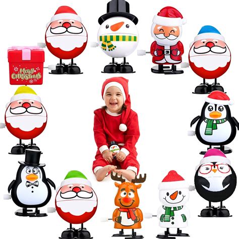 Buy 12 Pieces Wind-up Toys Christmas Stocking Stuffer Advent Calendar ...