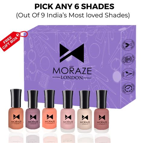 6 TRENDING NUDE NAIL POLISH KIT! mini bottle) – Moraze Cosmetics