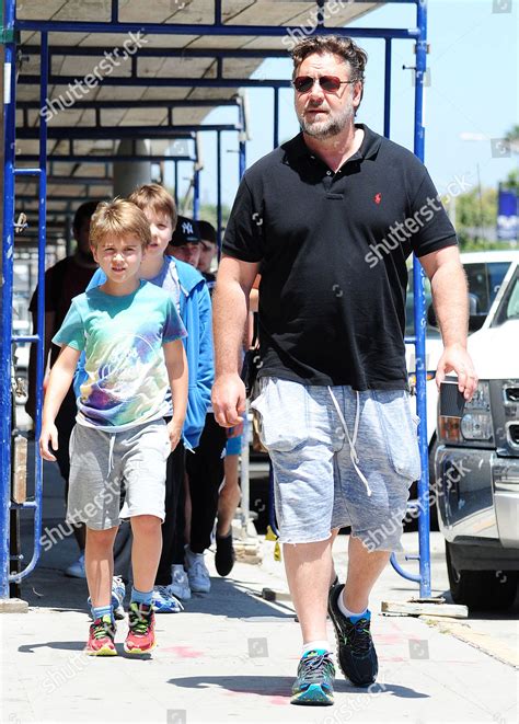 Russell Crowe Tennyson Spencer Crowe Charles Editorial Stock Photo ...