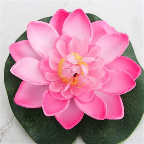 Buy Cascade Floating Lotus Plastic Artificial Flower from Home Centre ...