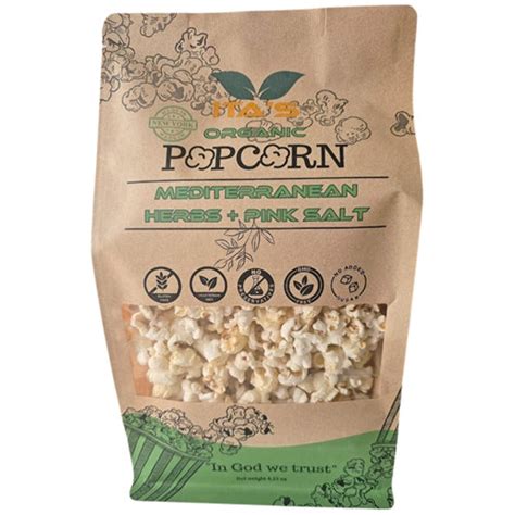 Ita's Organic Himalayan Pink Salt Popcorn With Mediterranean Herbs ...