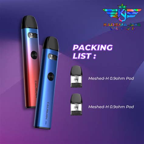 Uwell Caliburn A2 Orignal kit 15W Pod System – vape india smoke