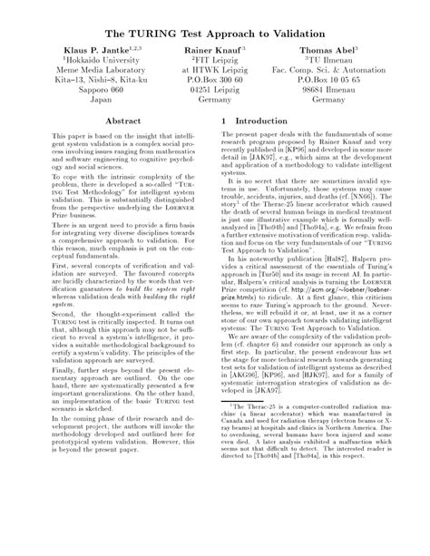 Image result for Turing Test Approach