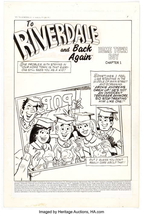 To Riverdale and Back Again - Archie splash page, in michael Avila's ...