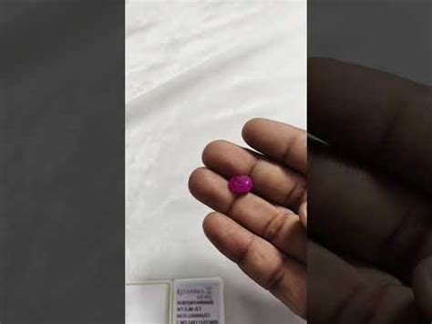 3.80/CT Natural Old Burma Ruby with IIGJ Govt. Lab Certificate (150000 ...
