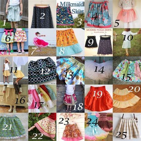 1 a day skirt tutorials! For girls but I feel like I could alter them ...