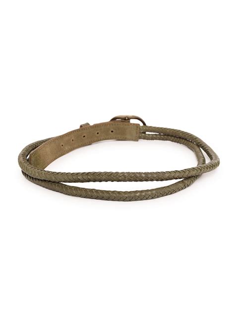 Oilve Rope Belt in Leather by Art N Vintage