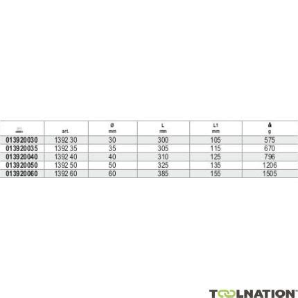 Beta 013920050 1392 50-Impact Free Hammer 50 Ø mm