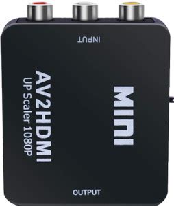 microware Mini AV TO HDMI UP Scaler Full HD 720/1080p Video Converter ...