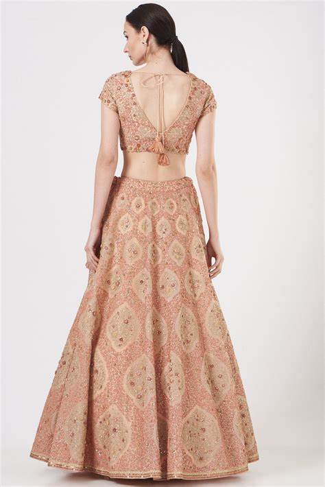 Baby Pink Organza Lehenga Set – Petticoat