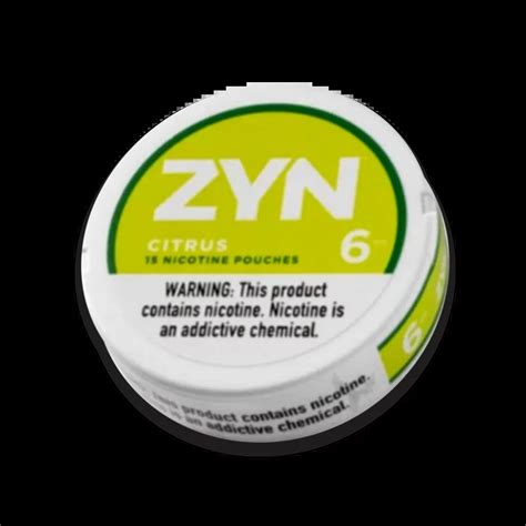 ZYN Citrus 6mg – Nicotine Pouch Canada | Ten$Carts
