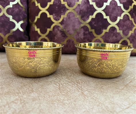 Brass Handmade Designer Small Fruit Bowl | Restaurant Hotel Home Ware ...