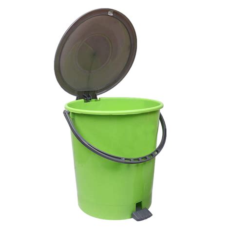 Kuber Industries Plastic Dustbin Garbage Bin with Handle, 10 Liters ...