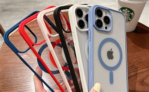 Luxurykase Clear Acrylic Case Compatible Mag-Safe Magnetic Wireless ...