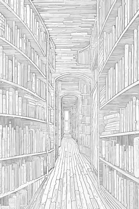 Image result for Easy Drawing of Library