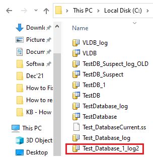 How to Recover SQL Server Database with Corrupt Log File?
