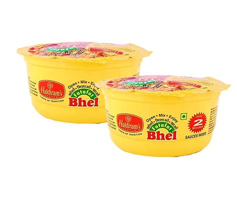 Haldiram's Fatafat Bhel 65g (pack of 2) Unique : Amazon.in: Grocery ...